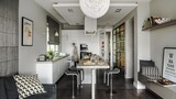 Modern kitchen design in Poland